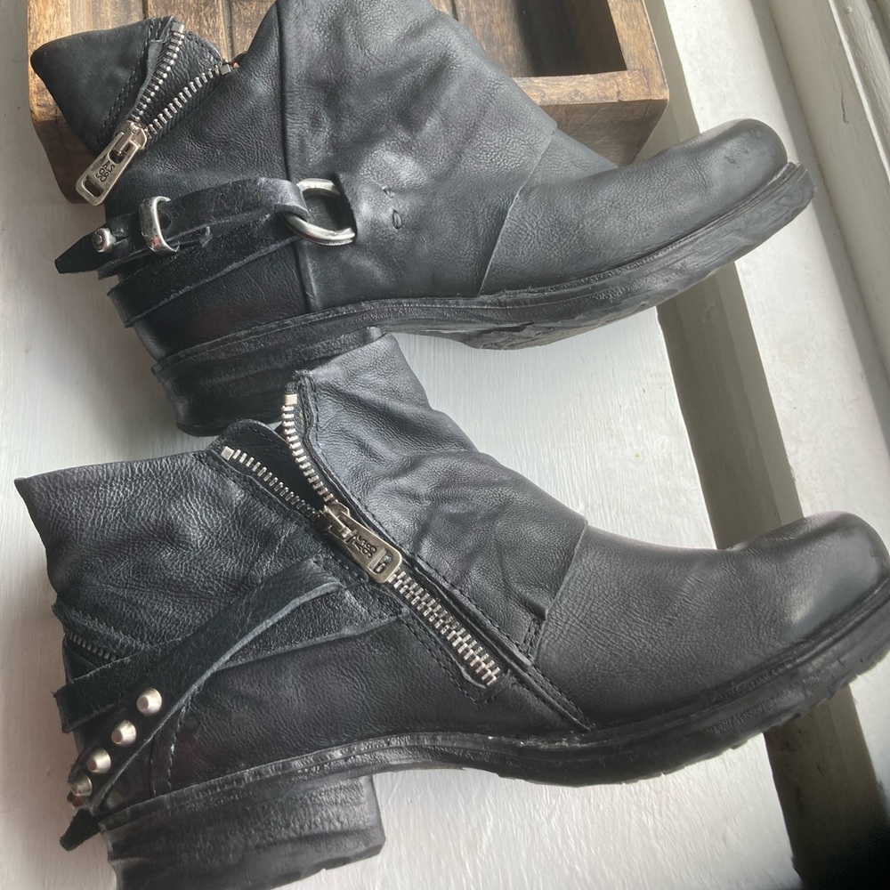 A.S.98 boots - 1” heel size 40 uk  =. 9-9.5 US